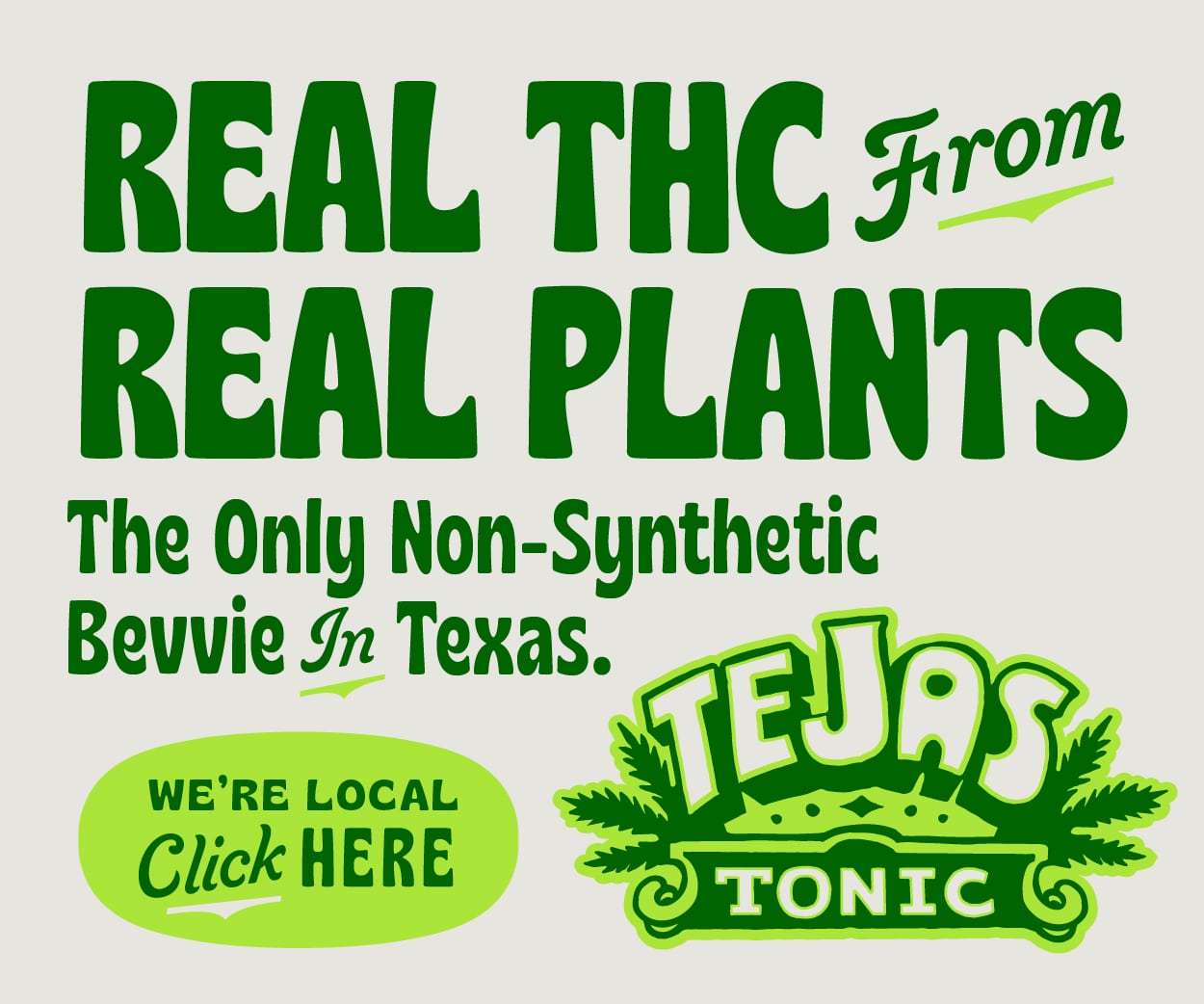 Tejas Tonic side banner